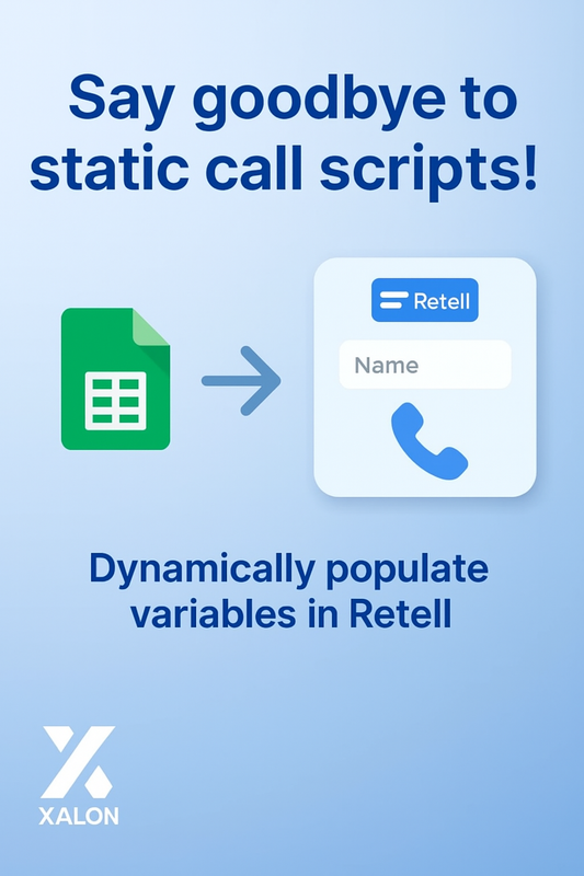 Populate Retell Dynamic Variables With Google Sheets Data For Call Handling