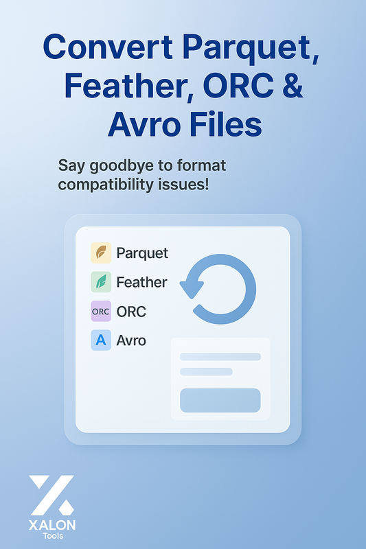 Convert Parquet, Feather, ORC And Avro Files With ParquetReader