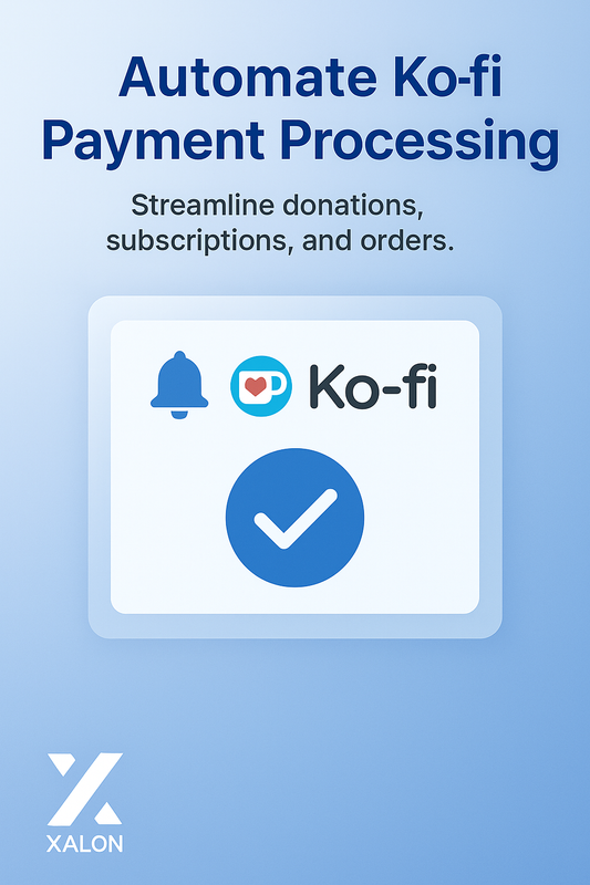 Process Ko-fi Donations Subscriptions and Shop Orders with Webhook Verification