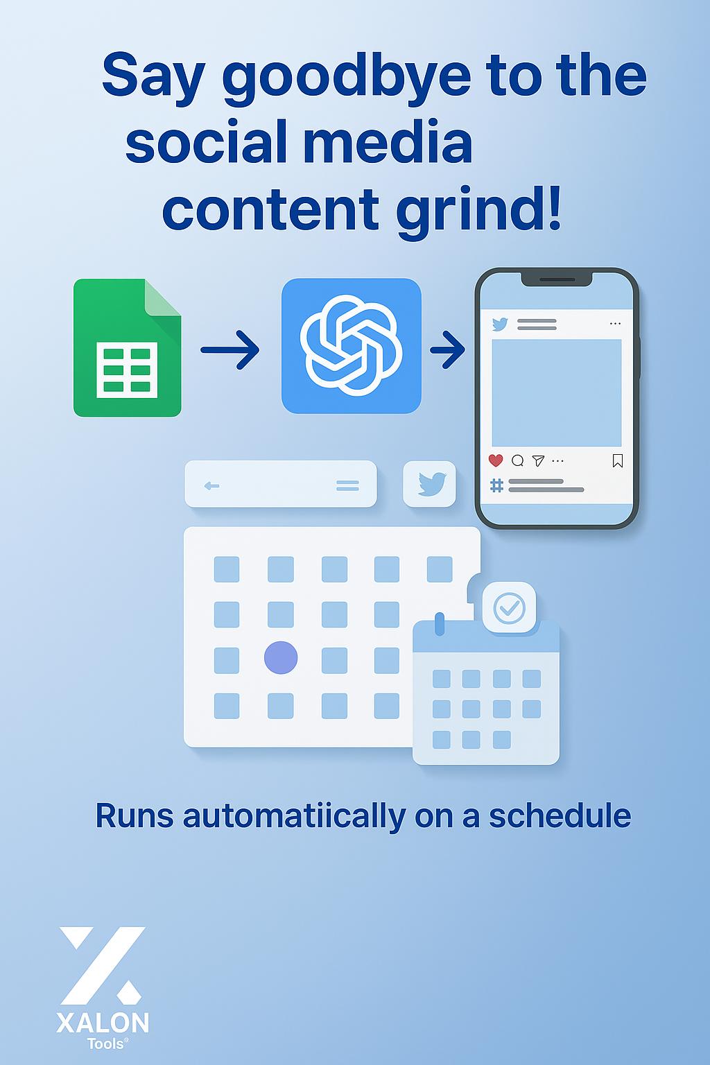 Generate Content from Google Sheets to X with GPT 4