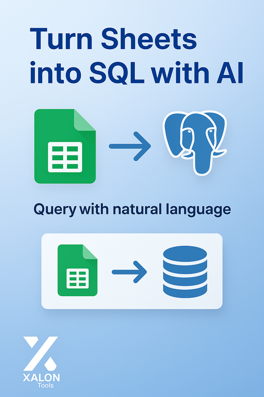 Query Google Sheets CSV Data Through an AI Agent Using PostgreSQL