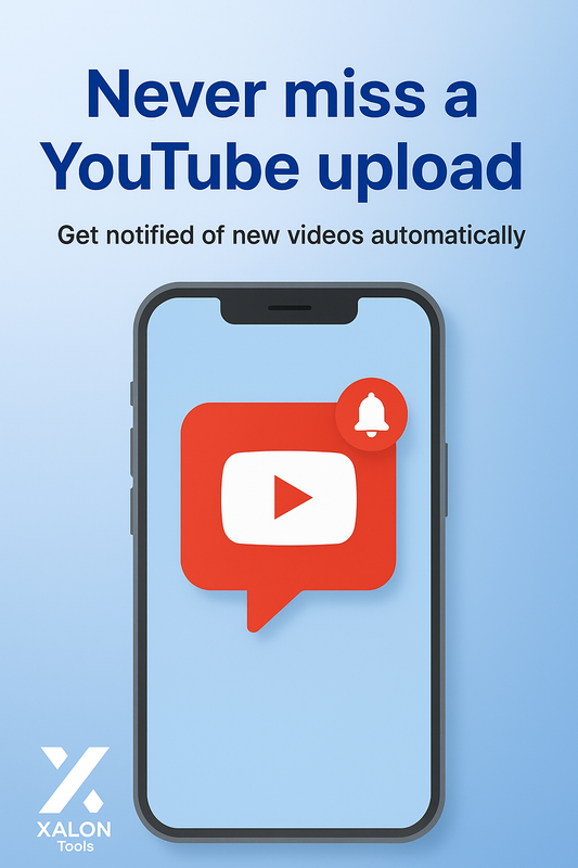 Monitor Favorite YouTube Channels Through RSS Feeds and Receive Notifications