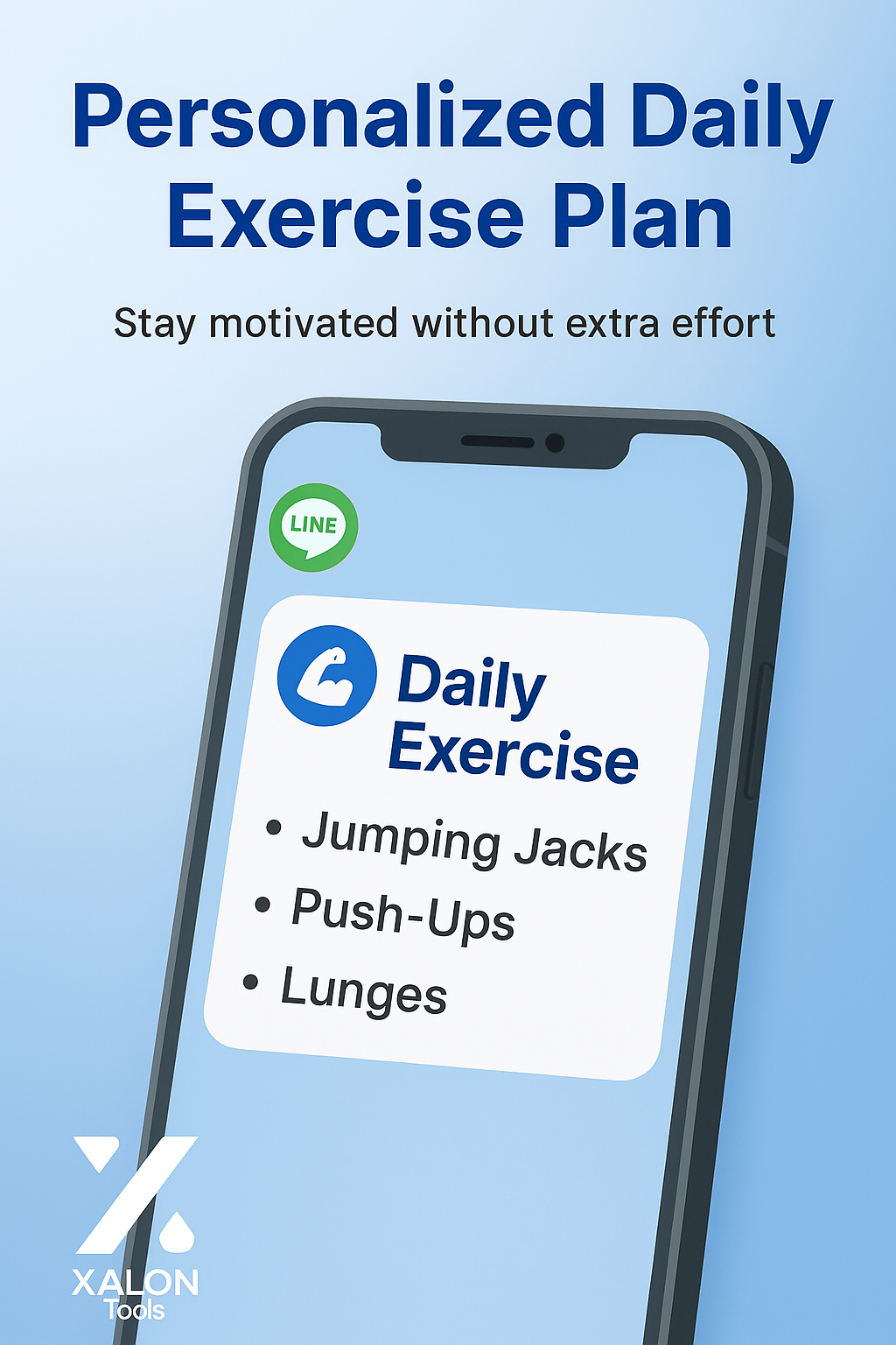 Get Daily Exercise Plan with Flex Message via LINE