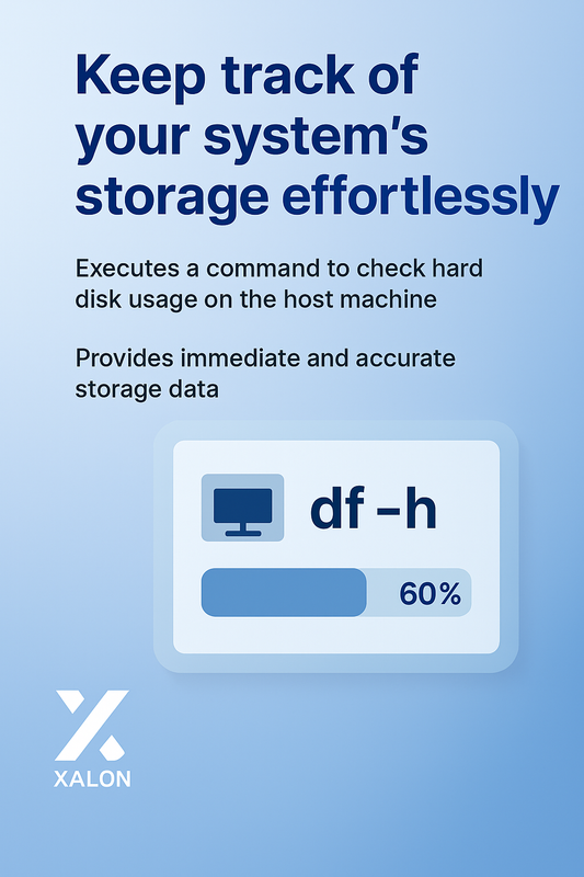 Check Hard Disk Usage on the Host Machine