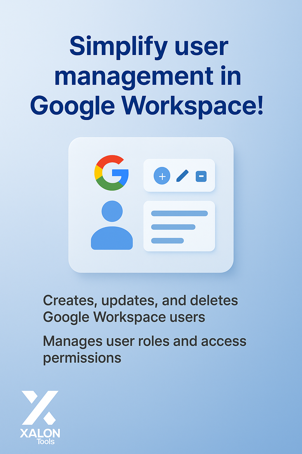 Manage users using the G Suite Admin node