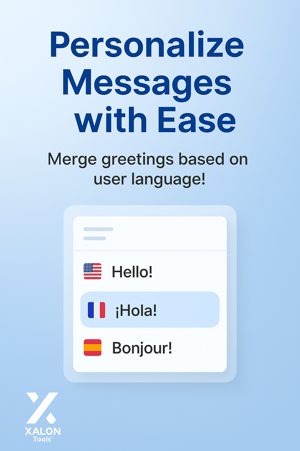 Send Language-Specific Greetings to Users