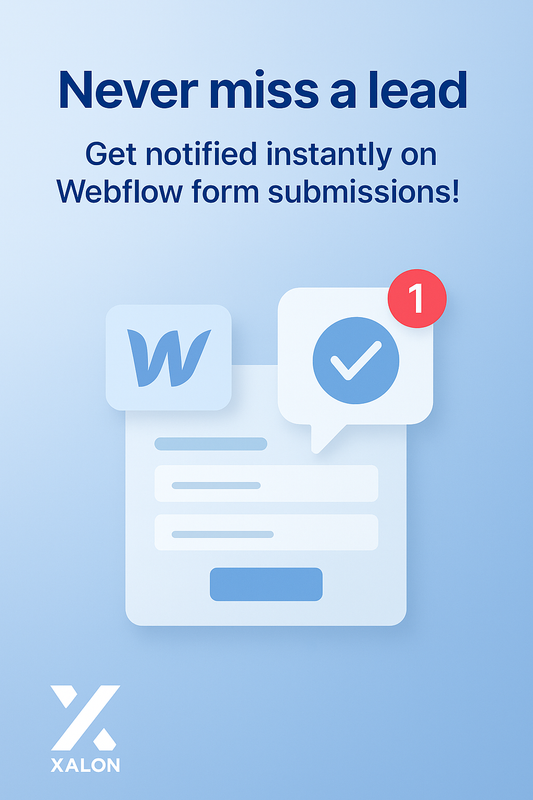 Get Notified on Webflow Form Submissions