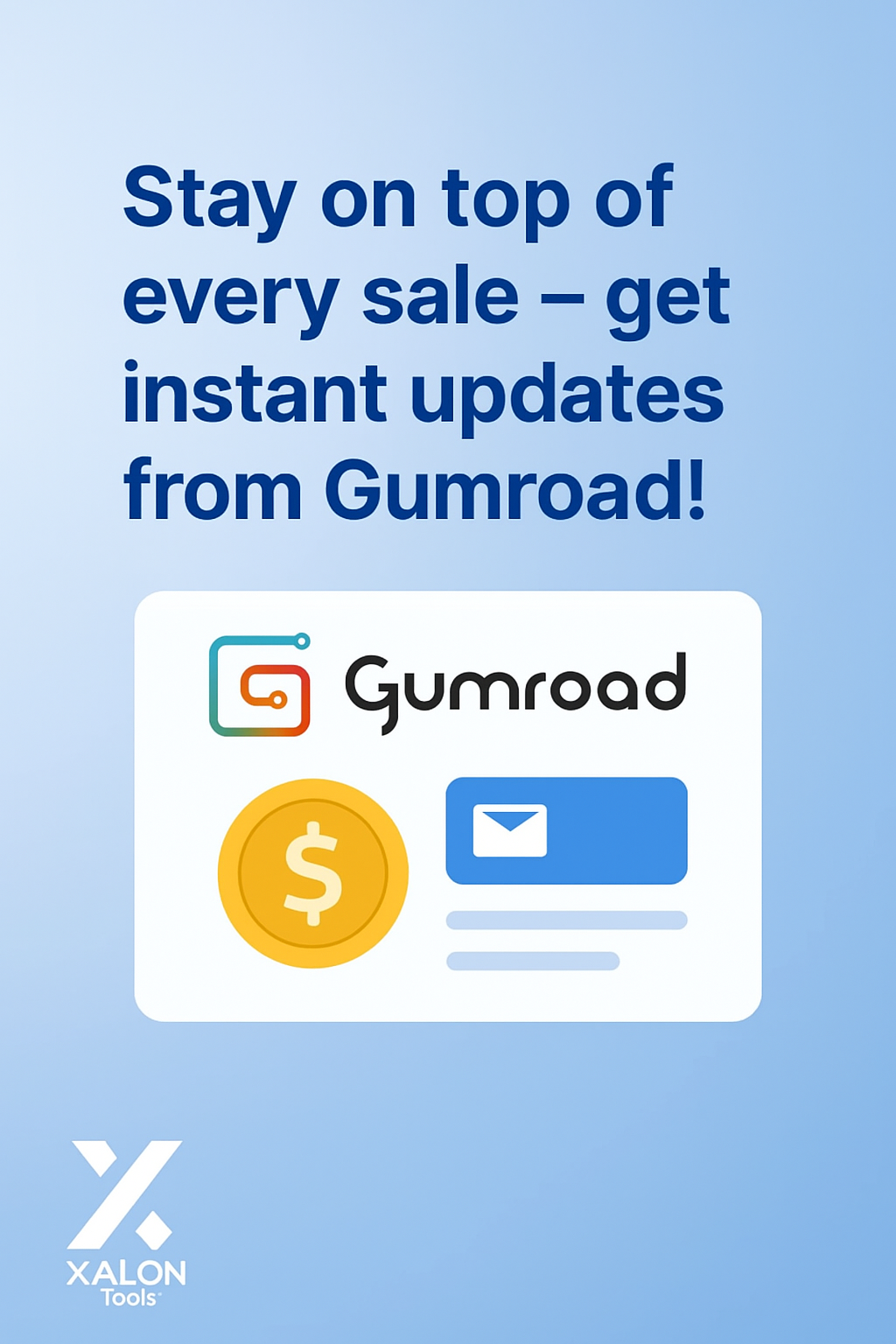 Receive updates when a sale is made in Gumroad