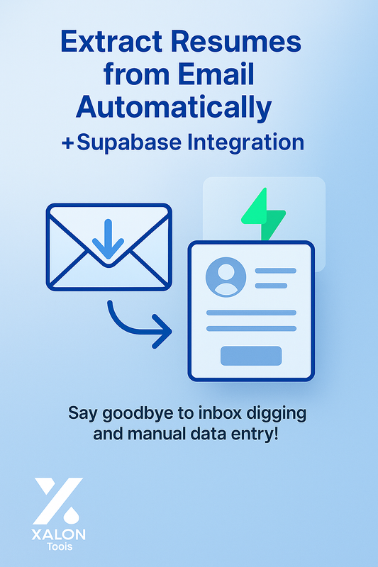 Email-Based Resume Extraction with Supabase Integration