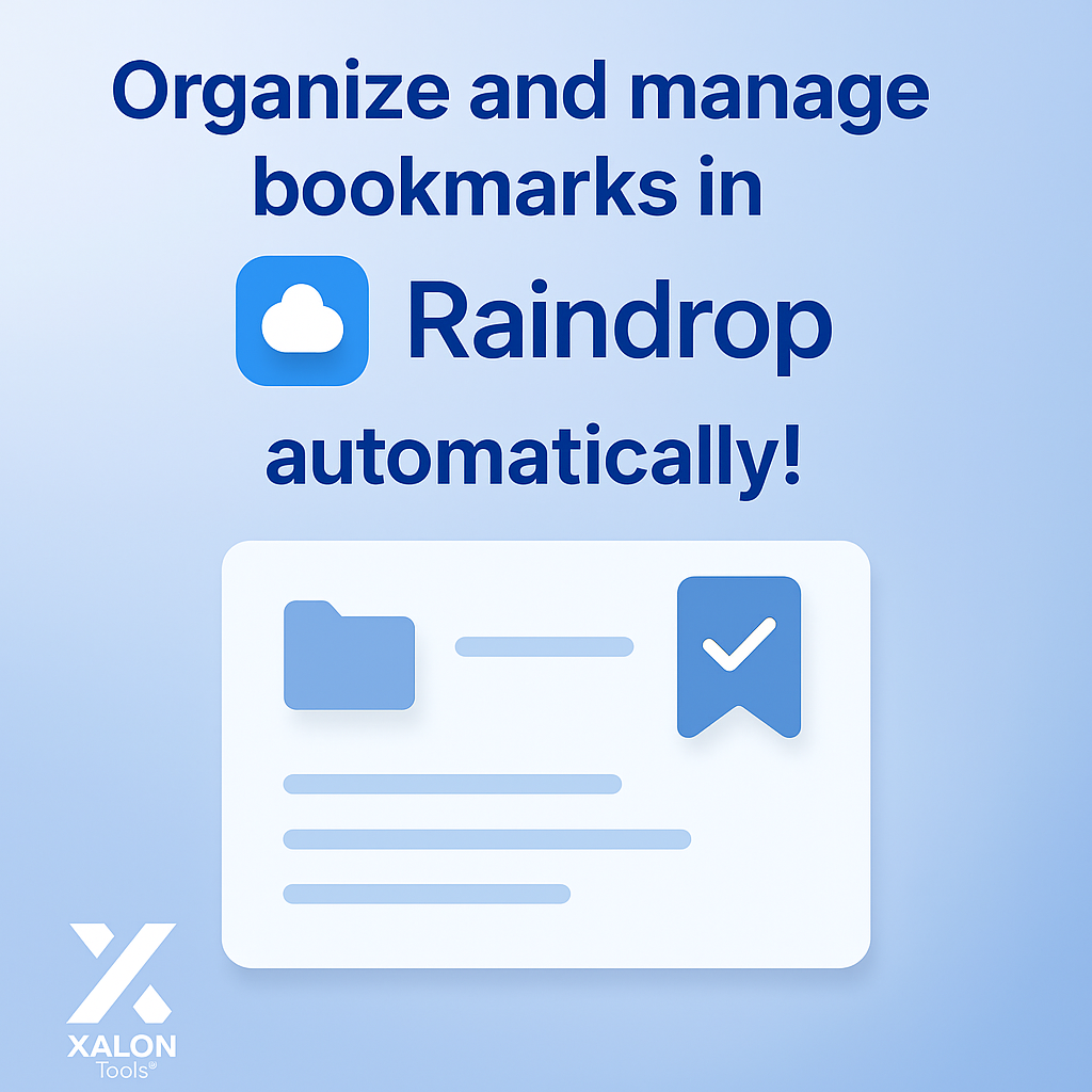 Manage Raindrop Collections and Bookmarks