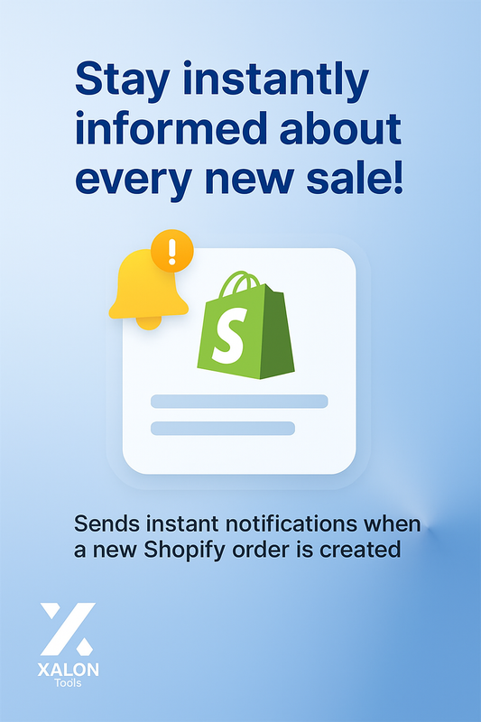 Receive updates on an order created in Shopify