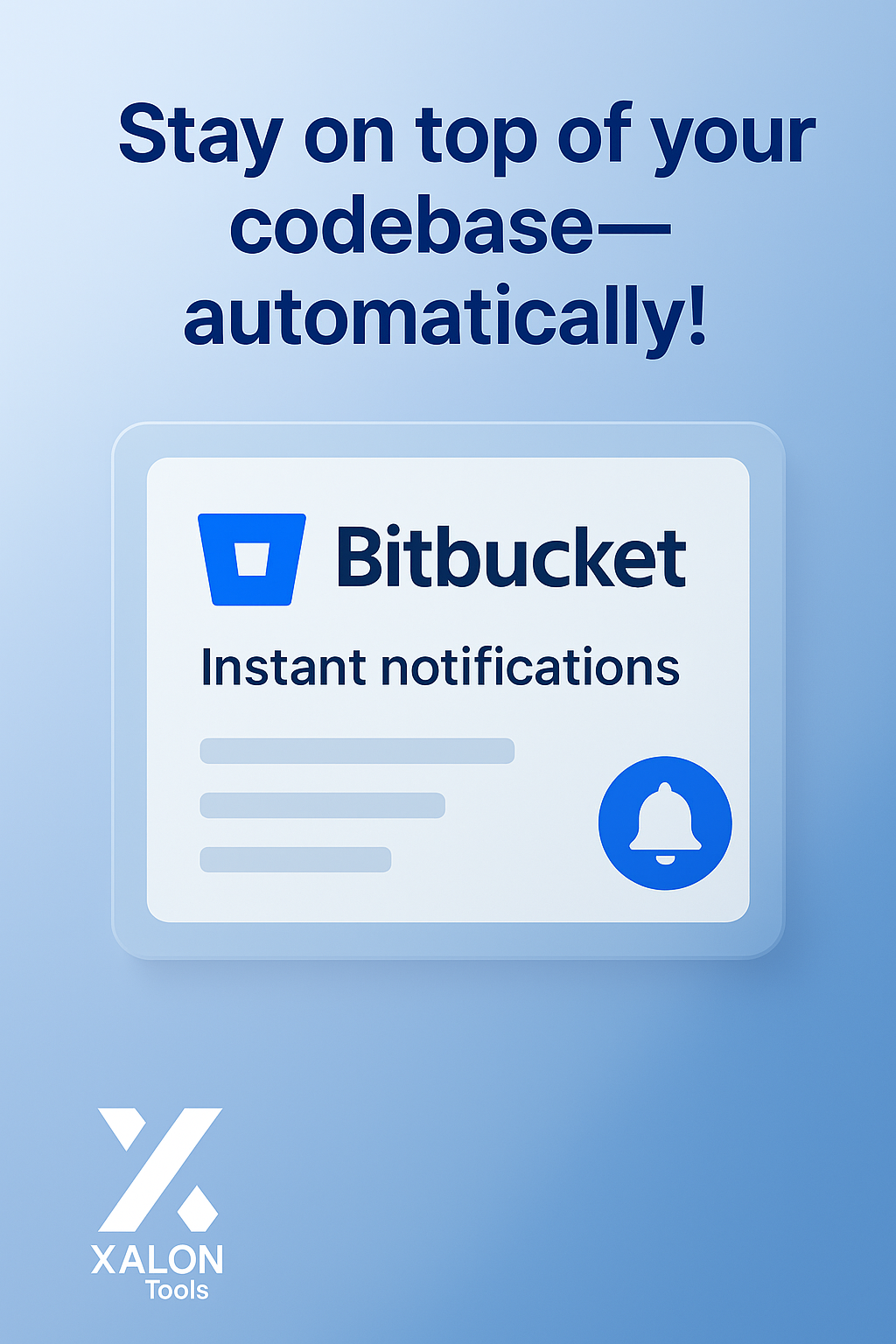 Receive updates for Bitbucket events