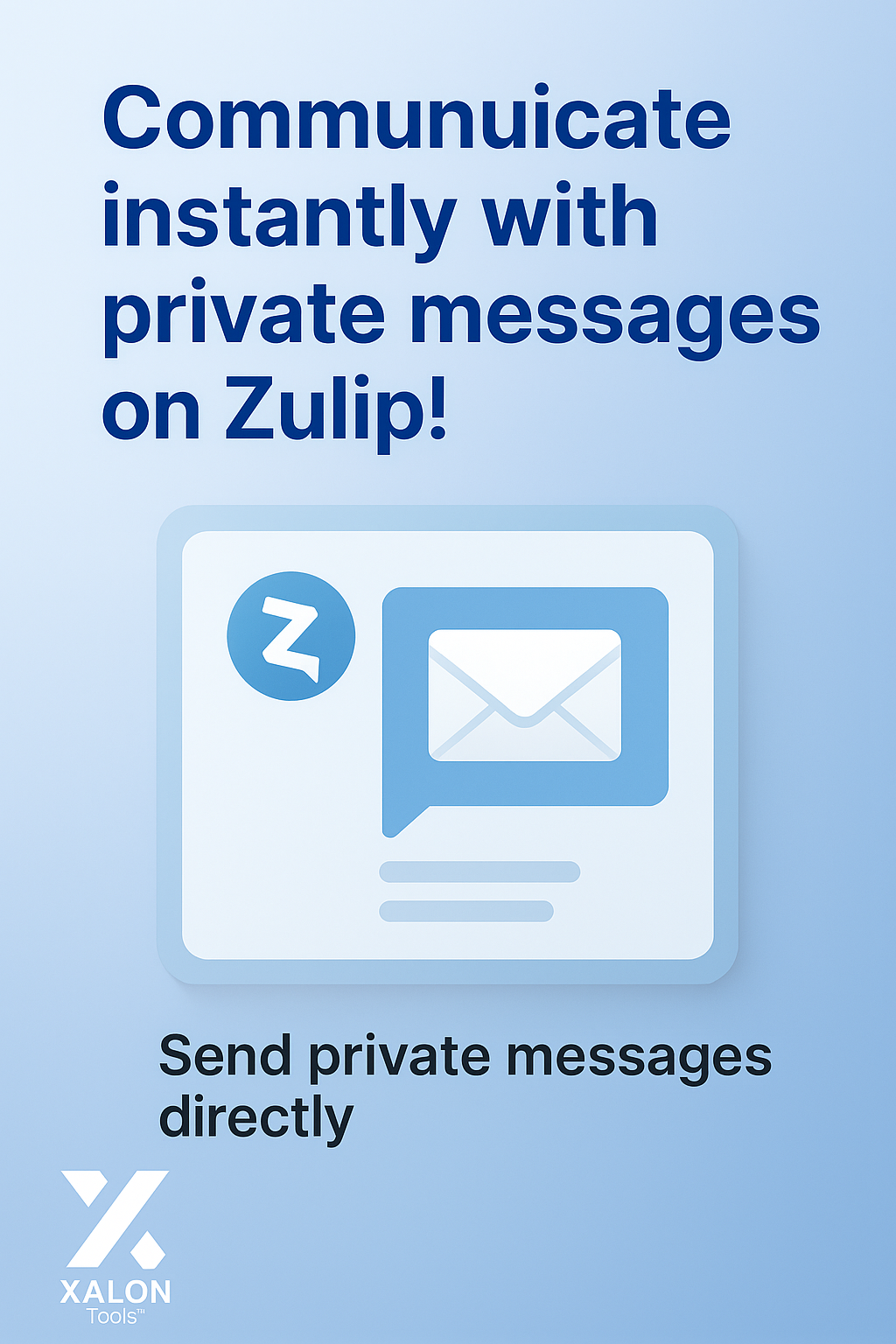Send a private message on Zulip