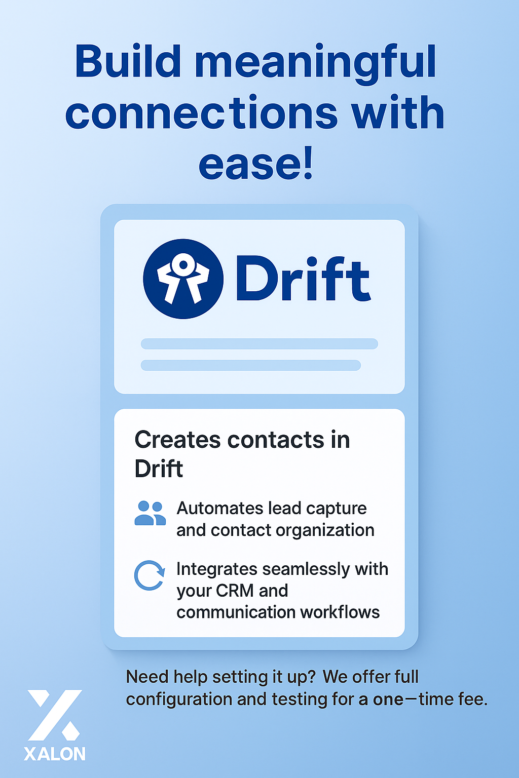 Create a contact in Drift