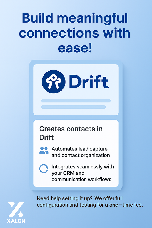 Create a contact in Drift