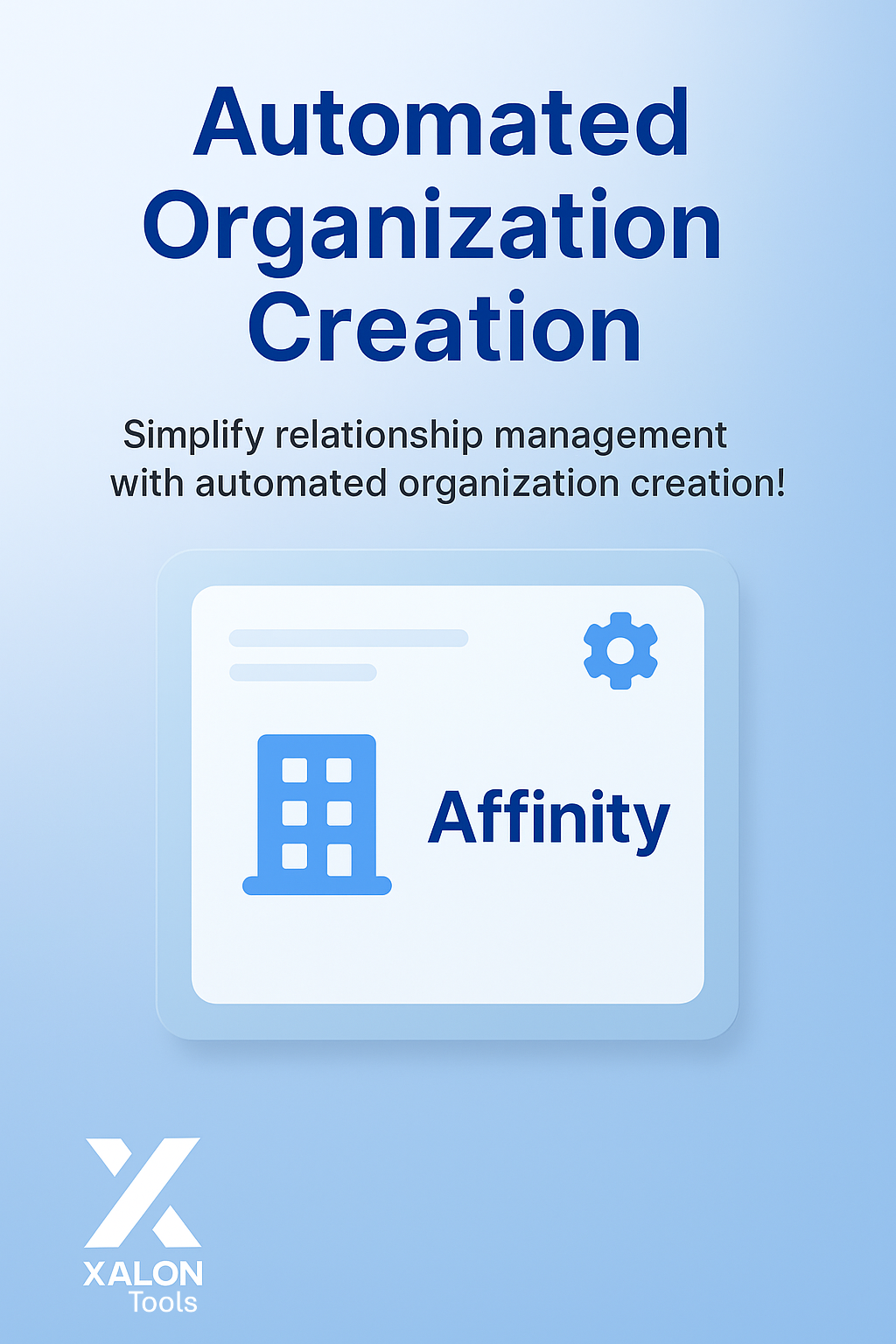 Create an organization in Affinity