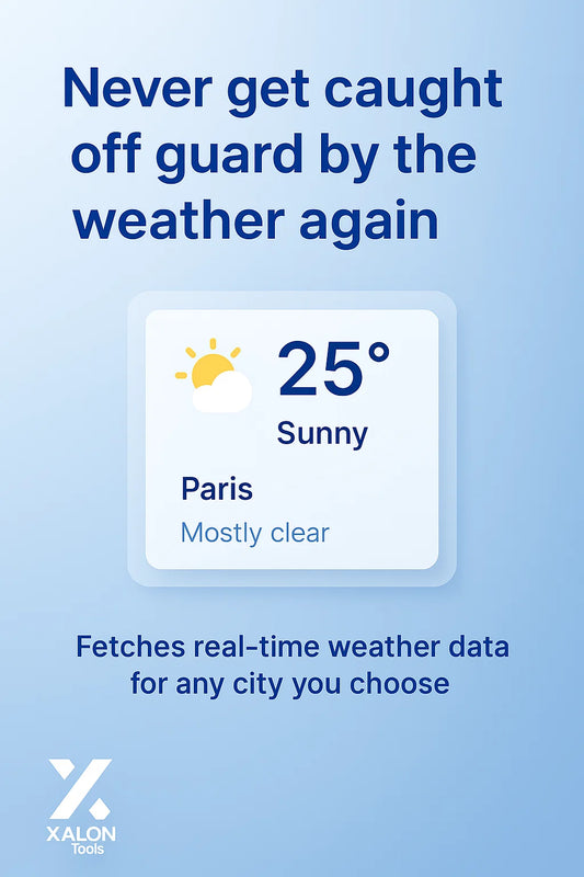 Get the current weather data for a city