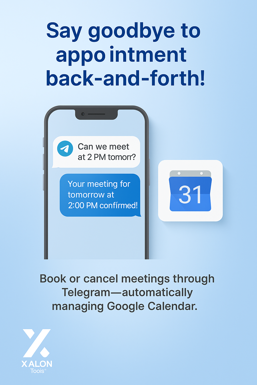 Telegram Appointment Booking with GPT-4o and Google Calendar