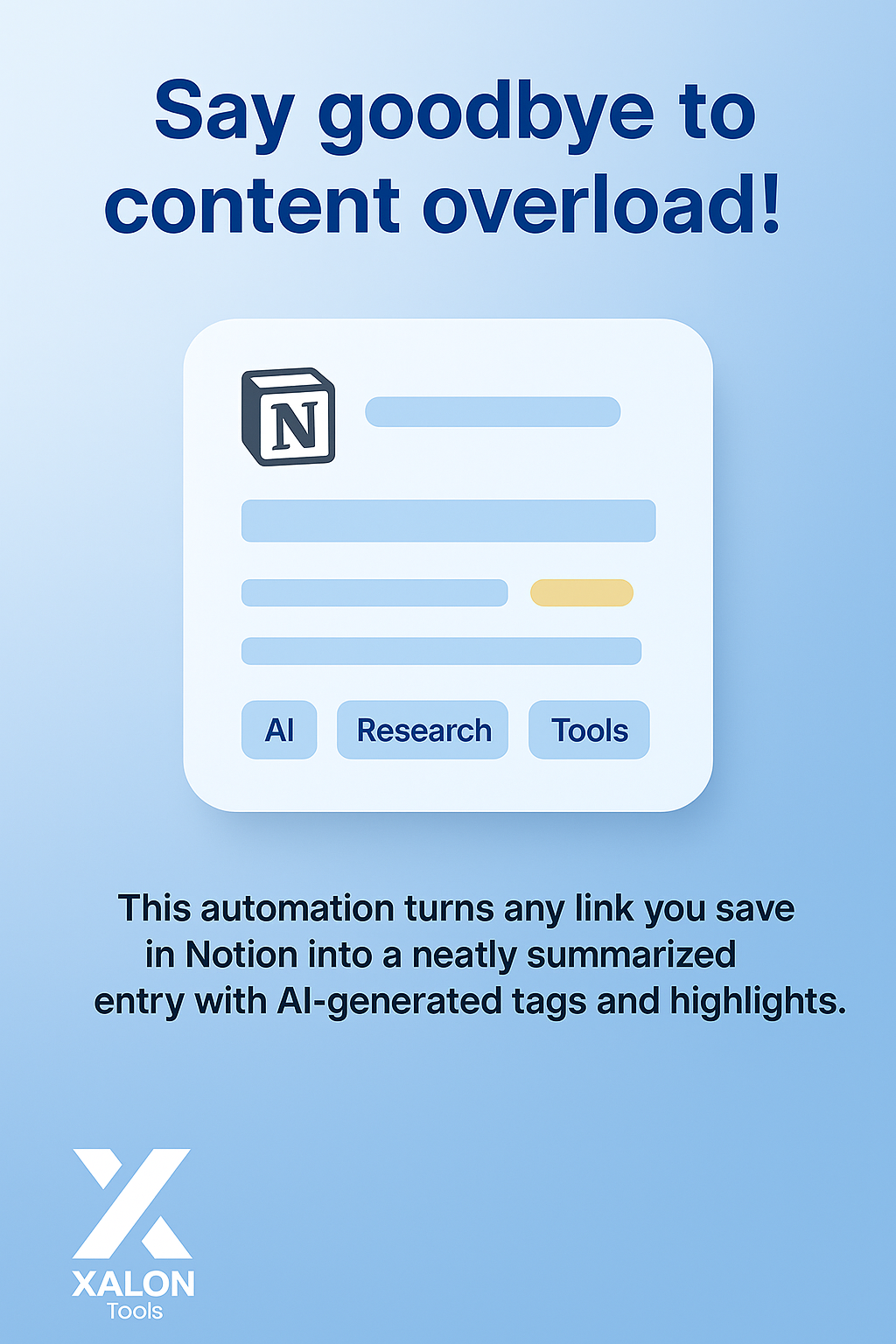 Notion AI Summary & Tags