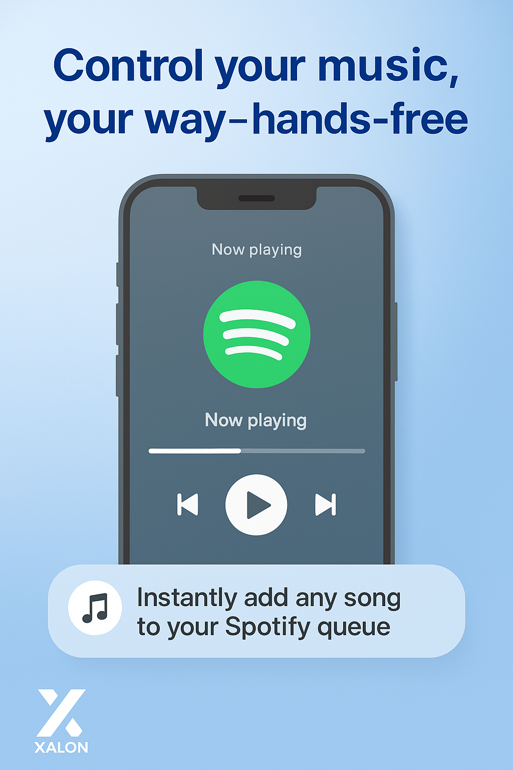 Add a song to your Spotify queue