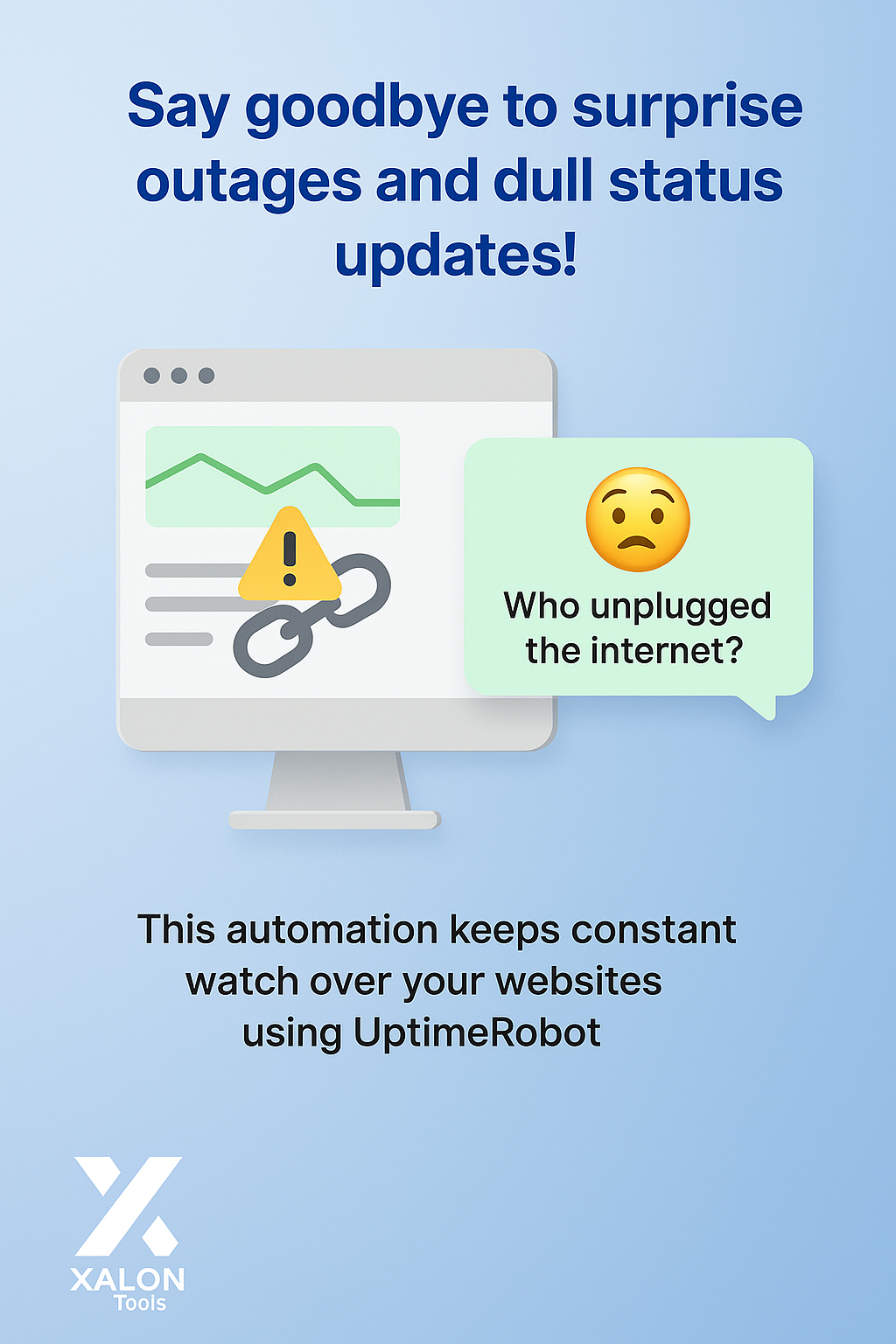 Website Downtime Alert via LINE + Supabase Log