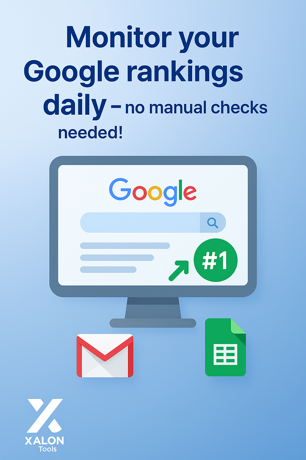 Track Google Search Rankings with Bright Data, Google Sheets & Gmail