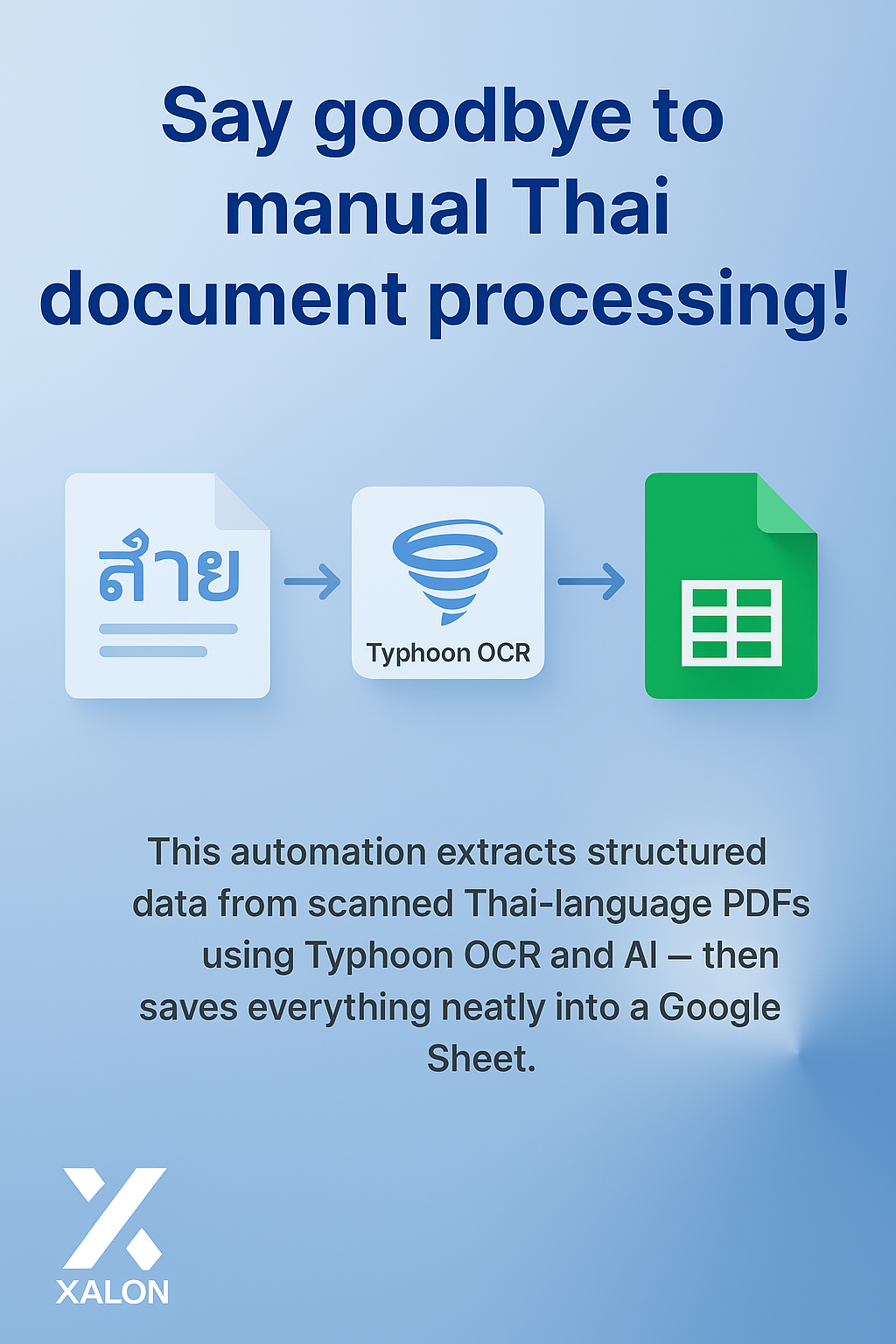 Thai Document Parsing with Typhoon OCR & Llama 3.1 to Sheets