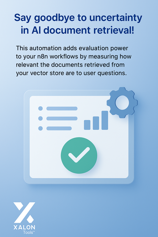 Evaluation metric example: RAG document relevance