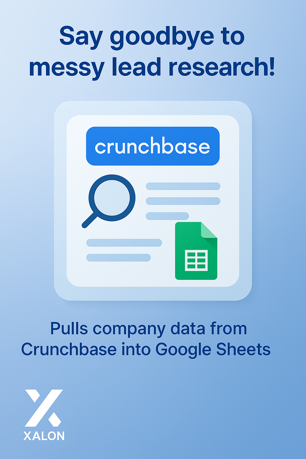 B2B Lead Extraction from Crunchbase with GPT-4o & Google Sheets