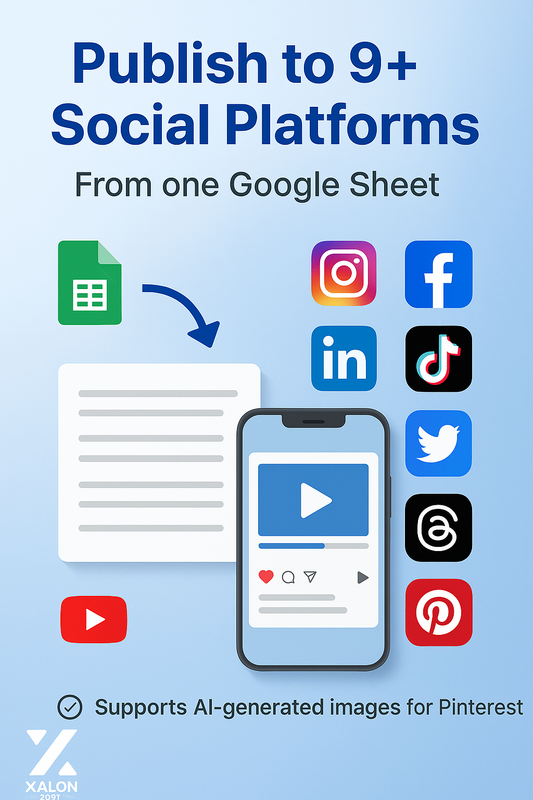 Multi-Network Video Publishing with Google Sheets & Blotato