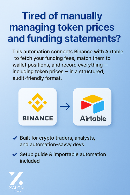 Crypto Funding Fee Tracker Using Binance API & Airtable