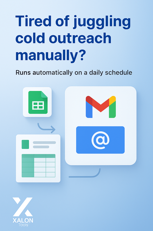 Cold Email Outreach with Gmail and Google Sheets Status Tracking