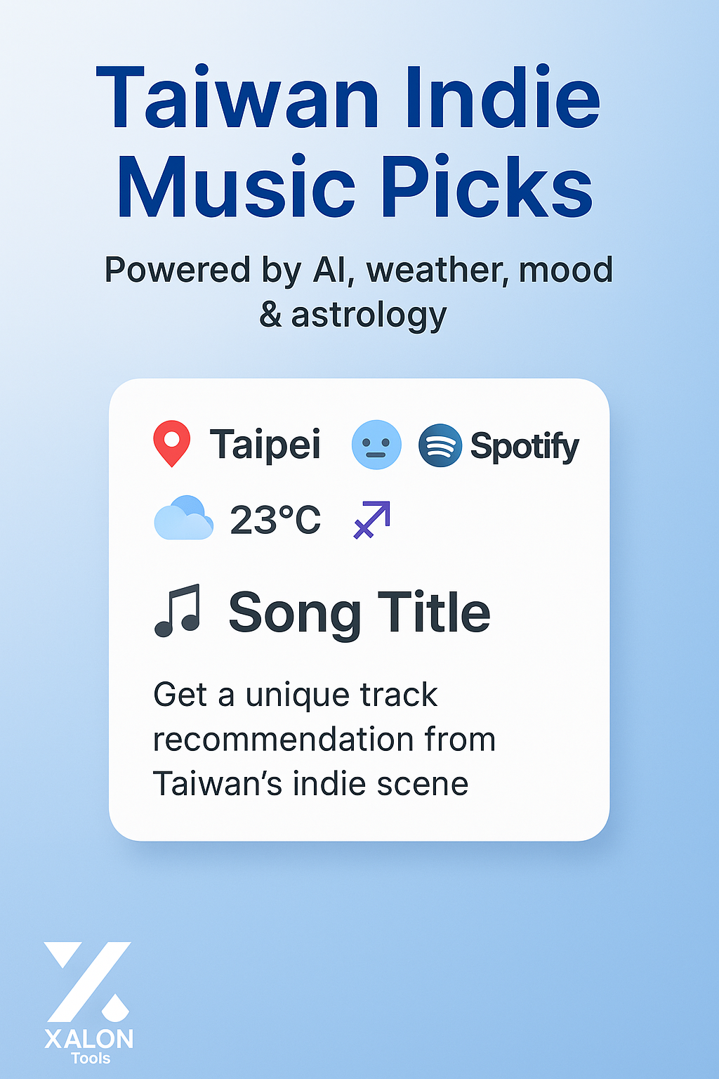 AI-Powered Taiwan Indie Music Recs Based on Zodiac & Weather