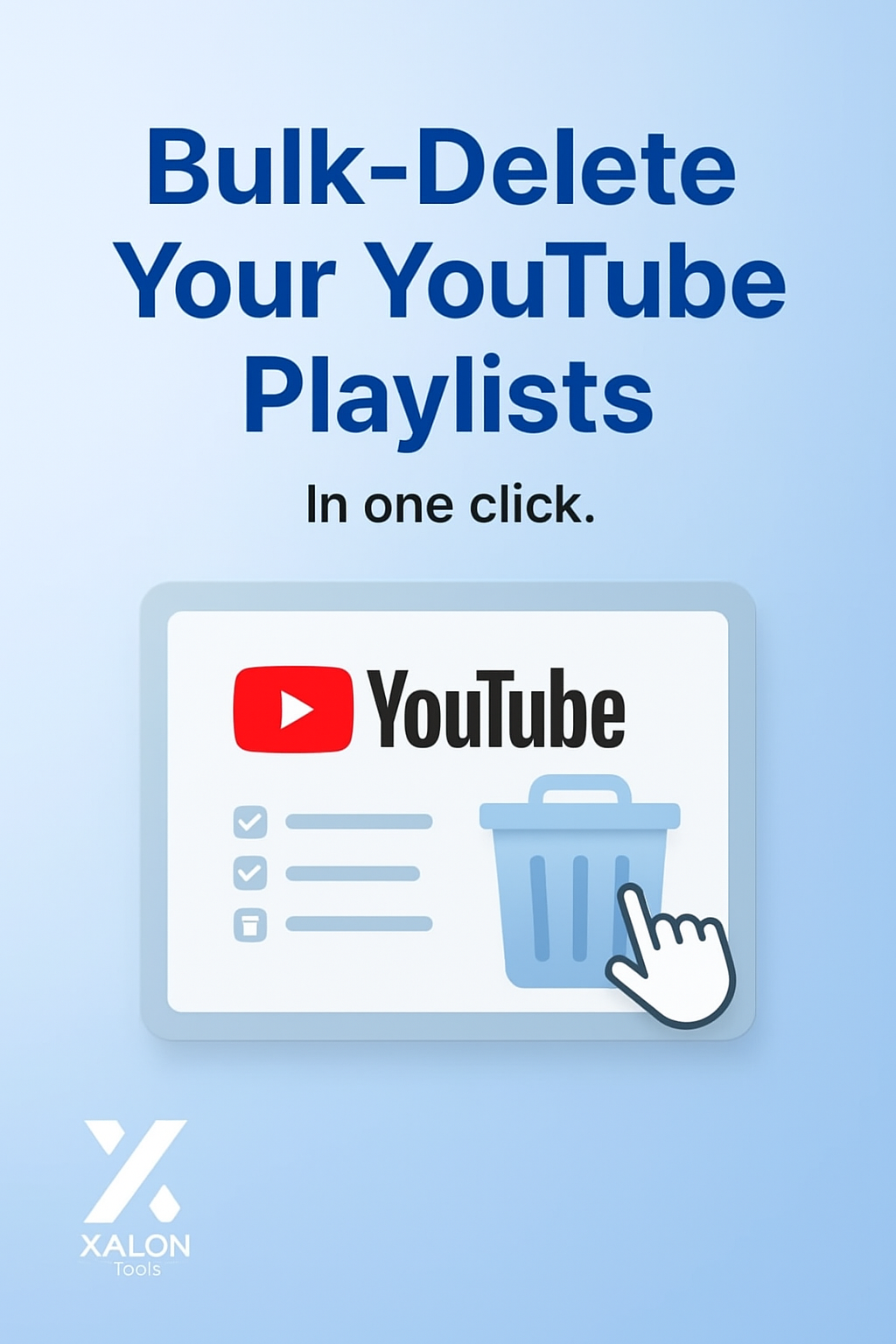 Bulk Delete All YouTube Playlists From Your Channel