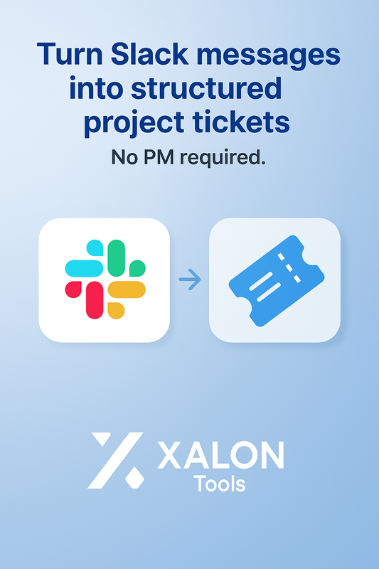 Generate Project Tickets from Slack Chats with AI