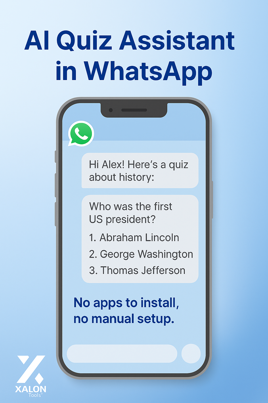 AI-Powered WhatsApp Quiz Bot Using GPT-4o-mini and Supabase