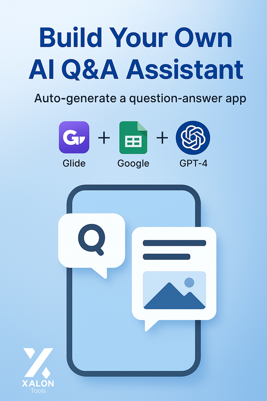 RAG-Based Q&A Chatbot Using OpenAI, Supabase, Sheets & Glide