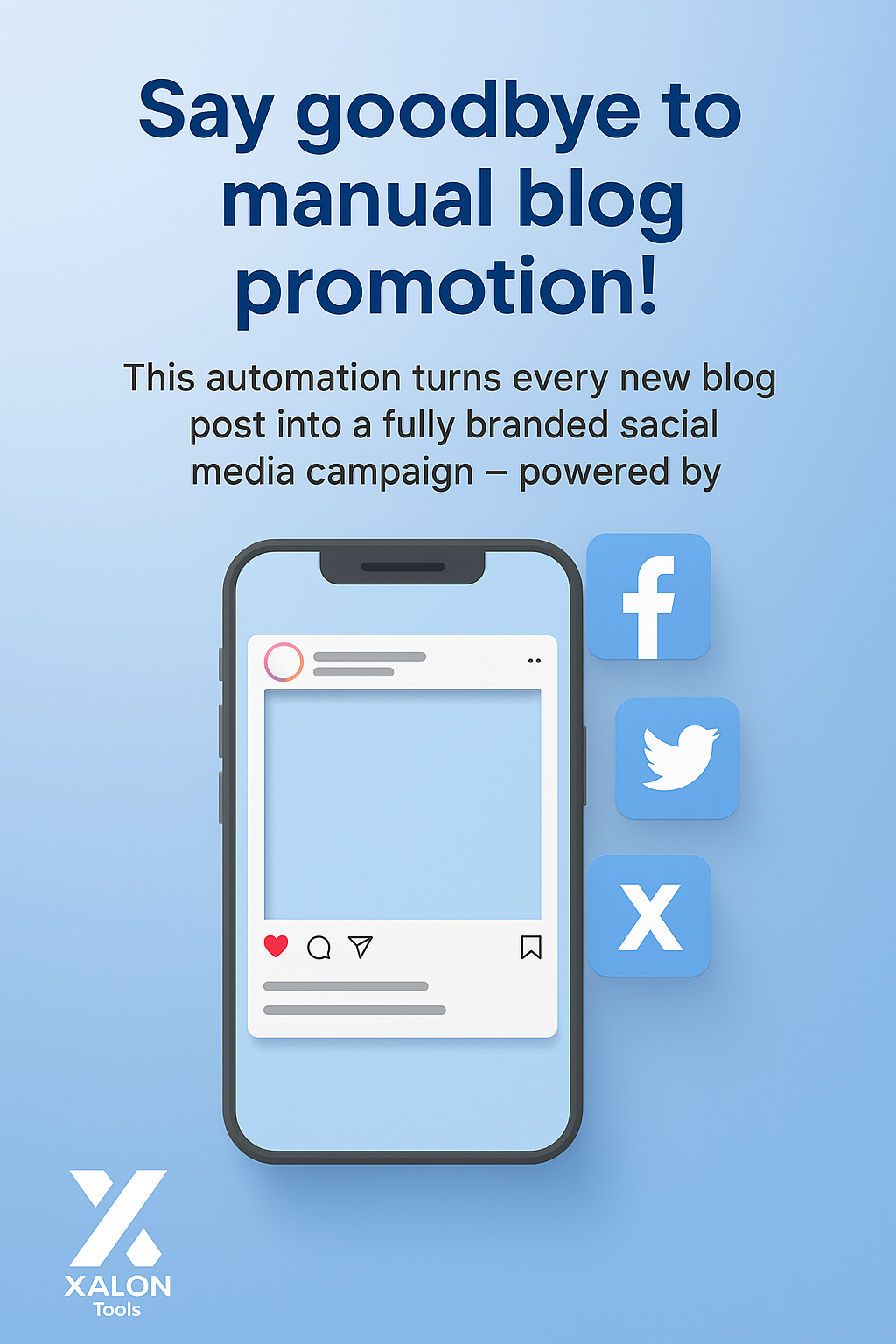 AI-Powered Blog Post Promoter for Instagram, Facebook & X with GPT