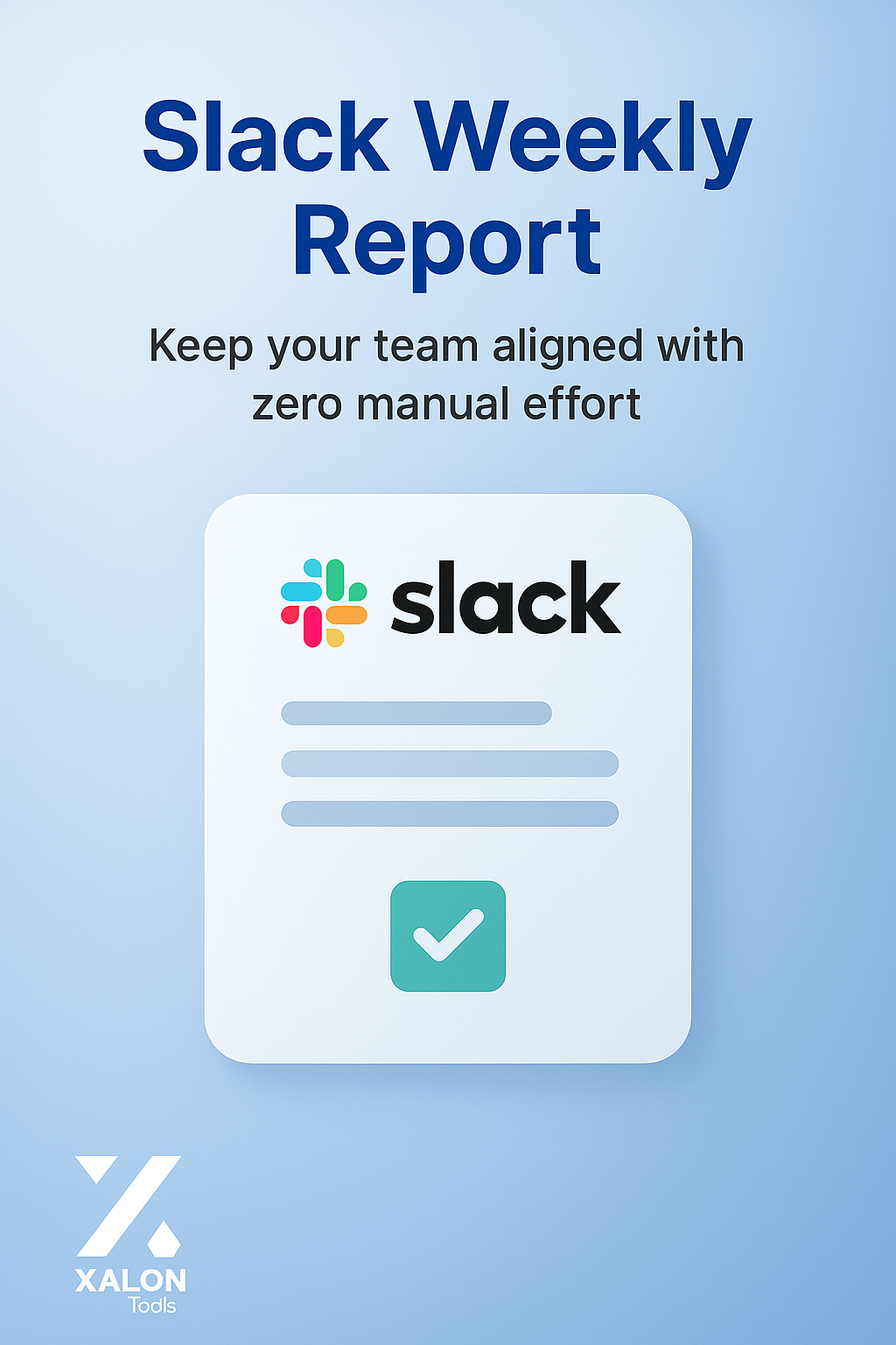 Summarise Slack Channel Activity for Weekly Reports with AI