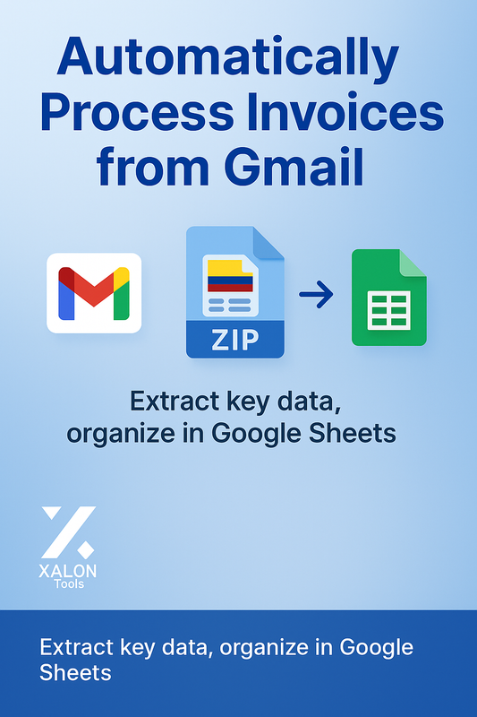 Extract and Organize Colombian Invoices with Gmail, GPT-4o & Google Workspace