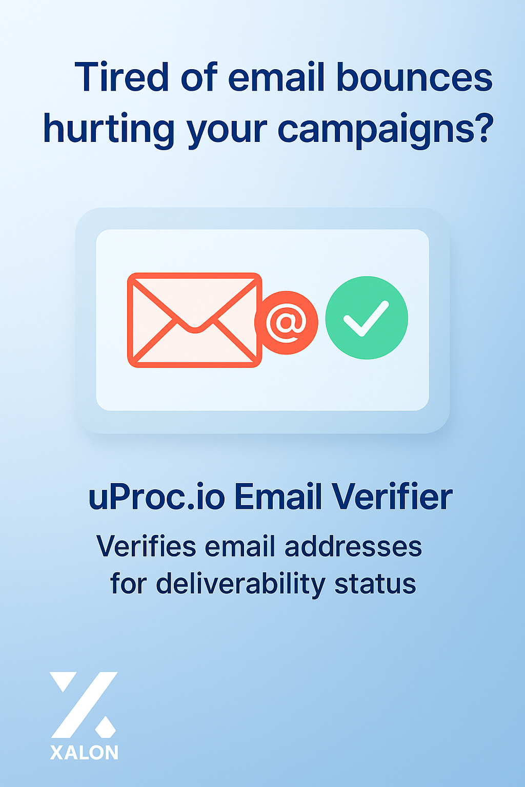 Verify an email recipient with uProc