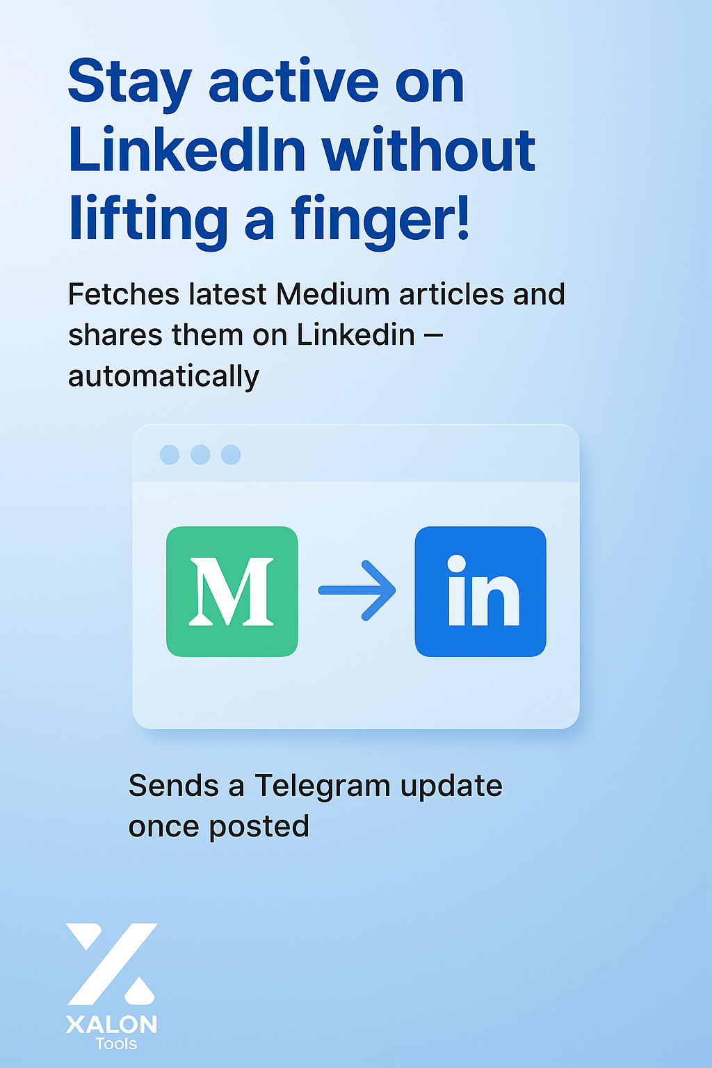 Auto-Post Medium.com Articles to LinkedIn with Telegram Alerts