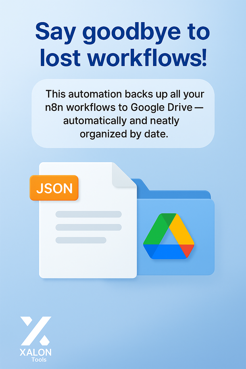 Backup Automation for n8n Workflows to Google Drive (Daily or Manual)