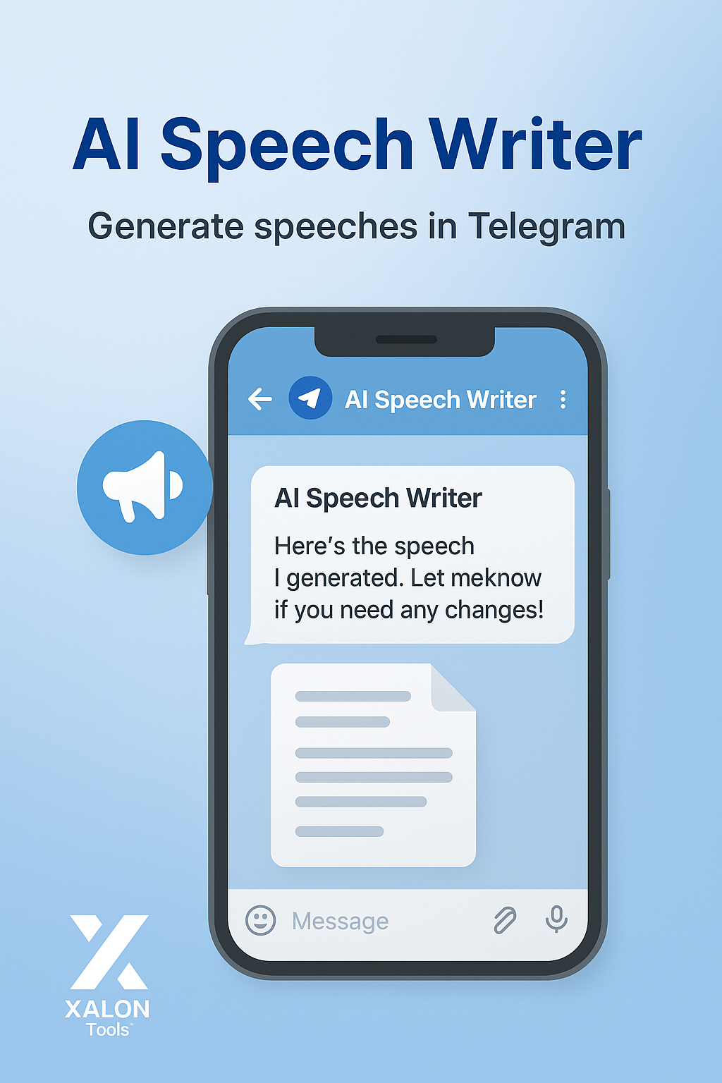 AI Speech Coach & Generator using Telegram, Open AI and Gemini