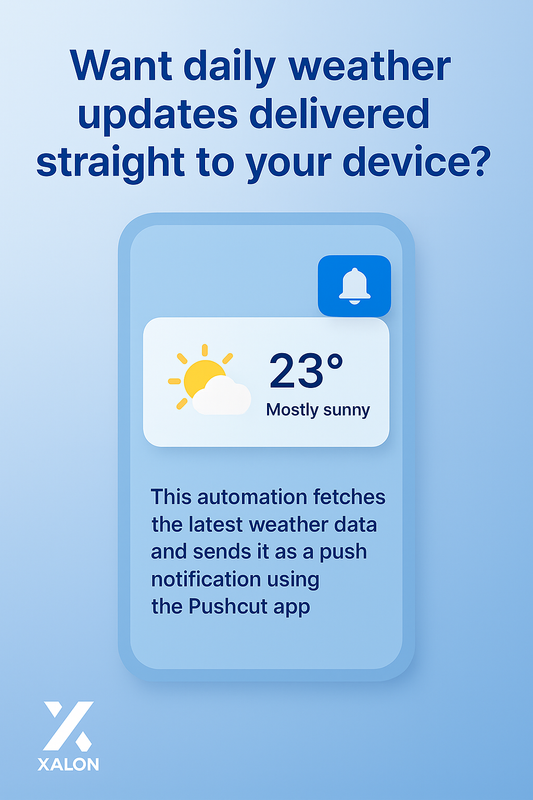 Daily Weather Alerts via Pushcut