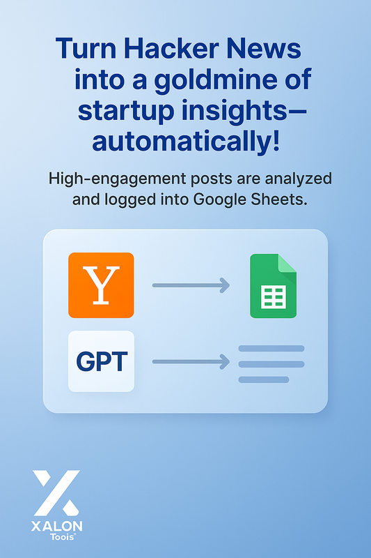 Discover Business Ideas from HackerNews Posts with GPT-4.1 Analysis and Google Sheets