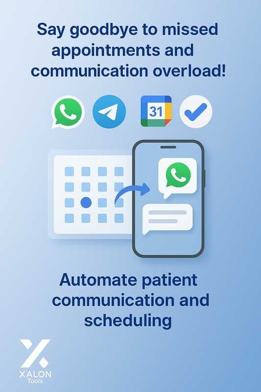 Multi‑agent AI clinic management with WhatsApp, Telegram and Google Calendar
