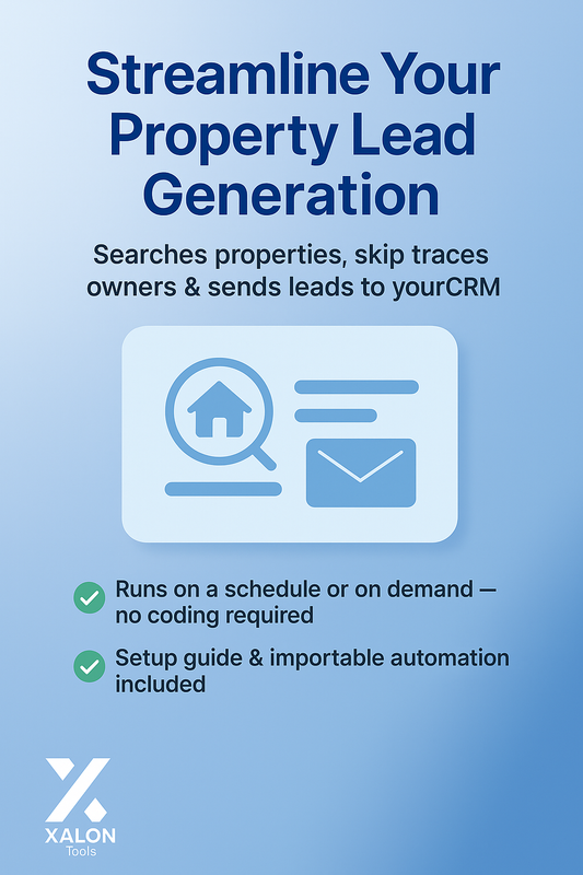 Real‑estate lead generation with BatchData skip tracing and CRM integration