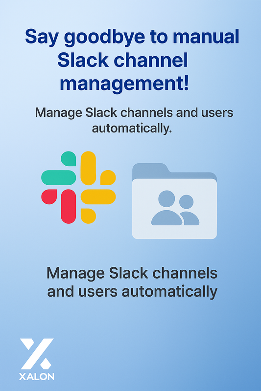 Manage Slack channel and users automatically
