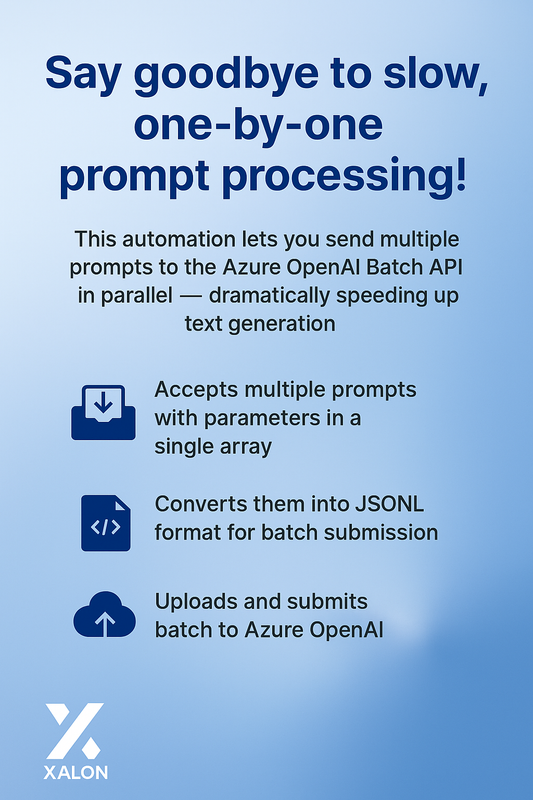 Process Multiple Prompts in Parallel with Azure OpenAI Batch API